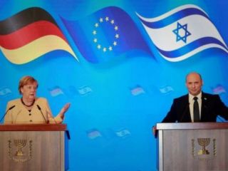 مرکل در آخرین سفرش به عنوان صدراعظم آلمان به اسرائیل به ایران هشدار داد