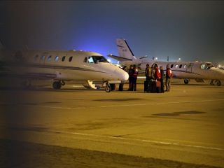 فرود همزمان هواپیماهای موساد، عربستان و آمریکا در فرودگاه ابوظبی