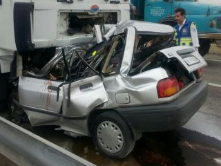 ۵ عضو هوافضای سپاه در تصادف اتومبیل کشته شدند