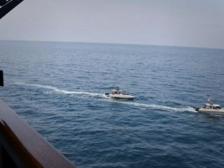 سپاه پاسداران یک کشتی خارجی را در خلیج فارس توقیف کرد