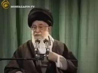 خامنه ای هر بار اسم نظام را می‌آورد با انگشت به خودش اشاره می‌کند