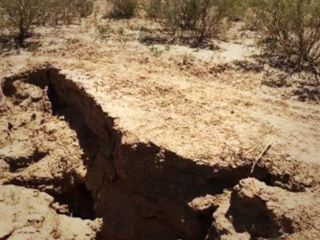 فرونشست ۲۰ سانتی‌متری زمین در دشت شیراز