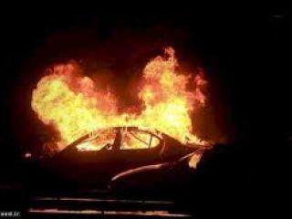 انفجار مرموز خودرو ۲۰ دقیقه پس از حرکت / فرضیه بمبگذاری از سوی پلیس