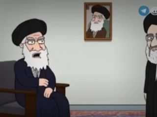 انیمیشن طنز رئیسی و گزارش سفر روسیه به خامنه ای