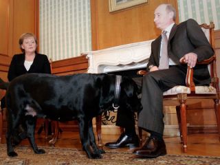 پوتین؛ از معطل کردن سران جهان تا ترساندن مرکل با سگش