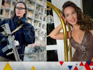 دختر شایسته سابق اوکراین نیز به نیروهای مقاومت علیه روسیه پیوست