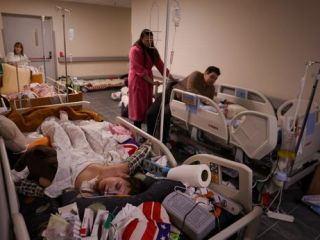 حمله هوایی روسیه به بیمارستان کودکان در شهر ماریوپل اوکراین