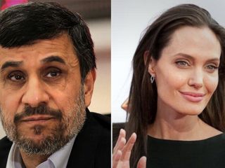 احمدی نژاد در توئیتر از آنجلینا جولی تقدیر کرد