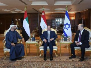 دیدار کم سابقه روسای سه کشور مصر , اسرائیل و امارات برای مقابله با گسترش نفوذ ایران در منطقه