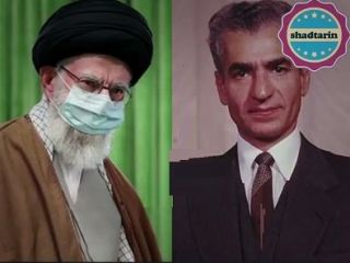 چند ثانیه آغازین ویدیوی تبریک عید محمدرضا شاه و علی خامنه ای را ببینید