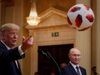 ترامپ به پوتین: اسناد فساد بایدن ها را افشا کن