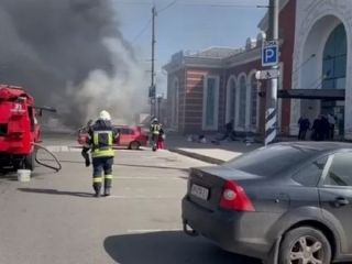 حمله موشکی روسیه به یک ایستگاه قطار در شرق اوکراین ۳۹ کشته برجای گذاشت