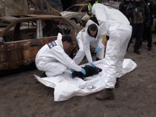 کشف اجساد بیش از ۹۰۰ نفر در کی یف که با گلوله کشته شده اند