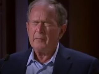 ویدیوی گاف جدید جورج بوش: پوتین به عراق حمله کرده است