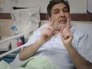 تنهایی یک بازیگر دیگر ایرانی بر روی تخت بیمارستان + ویدیو
