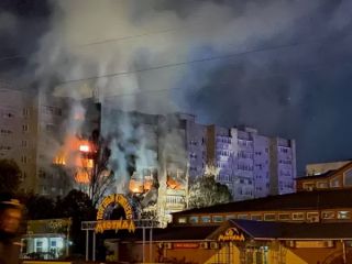 سقوط جنگنده سوخو-۳۴ روی مجتمع مسکونی در جنوب روسیه