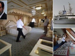 تصاویری از قایق تفریحی لاکچری صدام حسین پس از سرنگونی