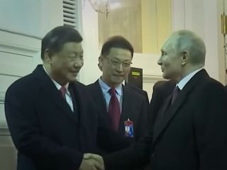 ویدیویی از خداحافظی گرم  پوتین از رئیس جمهور چین و جمله بسیار پرمعنای شی جین پینگ