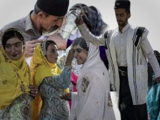 تصاویری زیبا از مراسم یک عروسی در ایل بختیاری