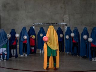 تصاویر عکاس ایرانی از زنان ورزشکار افغان برنده جایزه عکس استانبول