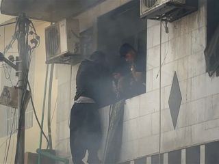 آتش‌سوزی در هتل محل اقامت زائران ایرانی در نجف ۳۰ مصدوم به جا گذاشت