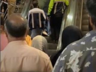 از حال رفتن دختر جوان در متروی شیراز پس از درگیری با ماموران