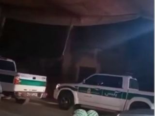انبوه بی سابقه خودروهای پلیس در خیابانهای زاهدان