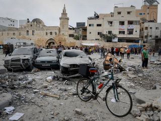 تصاویری از ویرانی غزه بر اثر حملات اخیر اسرائیل