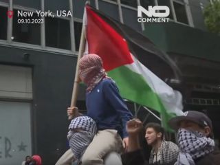 تصاویر تجمع حامیان فلسطین و اسرائیل در شهرهای مختلف جهان