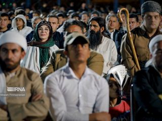 (تصاویر) افسانه بایگان در مراسم دراویش قادریه کسنزانیه در مریوان