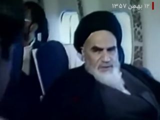 یادی از ویدیوی معروف « هیچی» گفتن خمینی در پاسخ به سئوالی در مورد احساسش از بازگشت به وطن