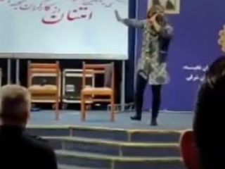 رقص یک مرد با لباس زنانه در جشنواره ملی امتنان از کارگران نخبه در پتروشیمی تبریز جنجال به پا کرد