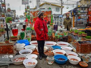 (تصاویر) بازار خرید شب عید در گیلان