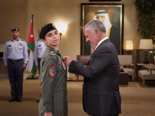(تصاویر) جنجال نقش دختر پادشاه اردن در هدف قرار دادن پنج پهپاد ایرانی