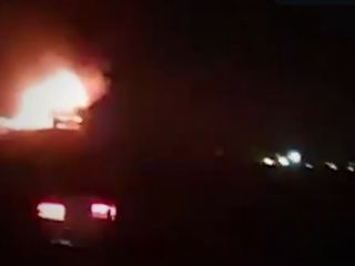 ویدئوی وقوع انفجار در نزدیکی اصفهان