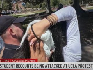 گزارشی از دختر یهودی ایرانی الاصل که طرفداران فلسطین در دانشگاه UCLA  کالیفرنیا سرش را شکستند