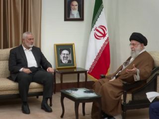 خامنه‌ای خطاب به هنیه: محو اسرائیل و تشکیل فلسطین  محقق می‌شود