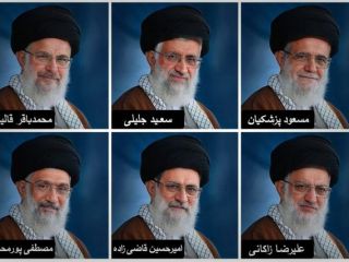 عکس روز: به هر کسی رای بدی انگار به خامنه‌ای رای دادی