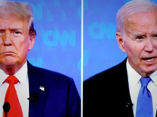 نخستین مناظره انتخاباتی بین جو بایدن و دونالد ترامپ