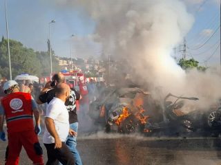 کشته شدن فرمانده ارشد حماس و مسئول حملات از لبنان به اسرائیل در حمله هوایی به خودروی وی