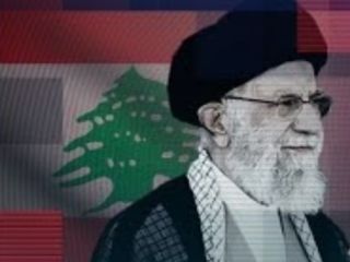 اعتراض هوادران حزب‌الله به خنجر خیانت خامنه‌ای بر قلب لبنان