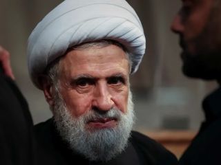 رسانه اماراتی: نعیم قاسم با هواپیمای عباس عراقچی به ایران فرار کرد