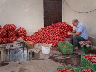 (تصاویر) رب‌گیری انار ساوه