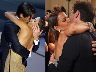 آدریان برودی و هلی بری پس از  ۲۲ سال بوسه جنجالی اسکار ۲۰۰۳ را بازآفرینی کردند