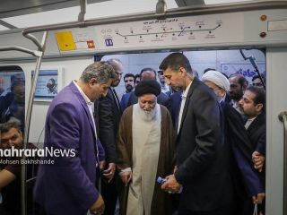 تصاویر؛ علم‌الهدی در مترو