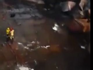 این ویدیوی پهپادی شاید بهتر از هر گزارشی ابعاد حادثه اسکله رجایی بندرعباس را نشان می‌دهد