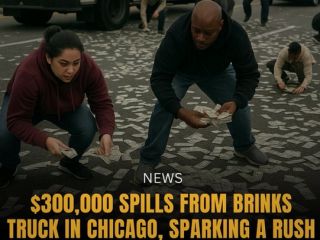 باران دلار در خیابان؛ مردم شیکاگو با کیسه‌های پول‌ گریختند