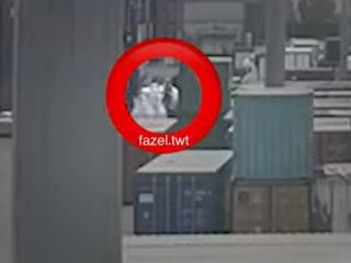 ویدیویی واضح از علت شروع انفجار در اسکله رجایی بندرعباس