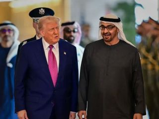 ترامپ در آخرین ایستگاه تور خود، وارد ابوظبی، پایتخت امارات عربی متحده شد