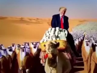 « اگر نیک بنگریم، این شیر گرانبها در واقع از پستان ایران به دست شیطان بزرگ رسیده است، نه از قطر»